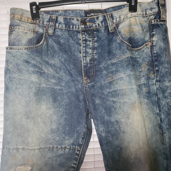 Raw and Dirty Men Distressed Jeans 38 - Picture 2 of 12
